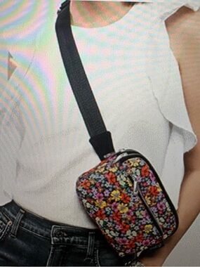 NEW Brighton Painted Poppies Belt Bag
